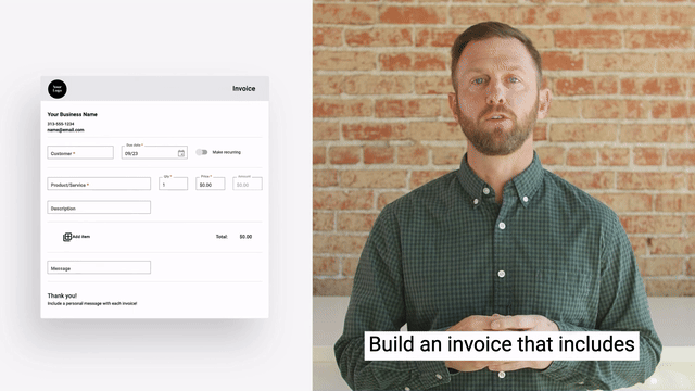 Get Paid with an Invoice screenshot